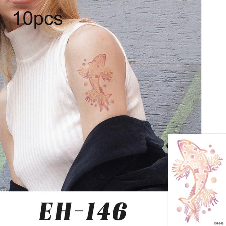 EH-146 10pcs Colorful Waterproof Scar Bruise Temporary Tattoo Stickers Halloween Temporary Tattoo Stickers