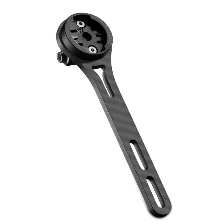 WEST BIKING Carbon Fiber Bicycle Computer Extension Bracket for Sports Cameras - Black