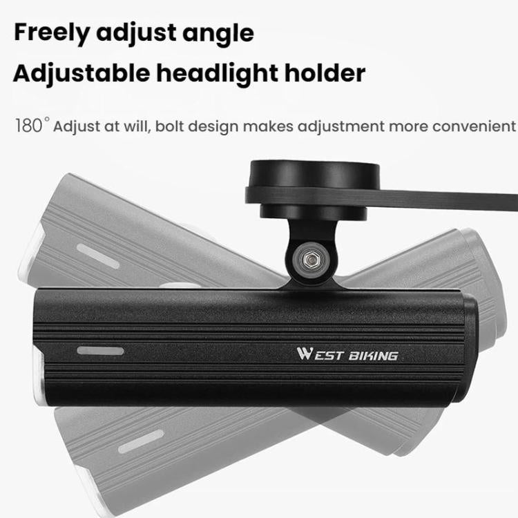 WEST BIKING Carbon Fiber Bicycle Computer Extension Bracket for Sports Cameras - Black