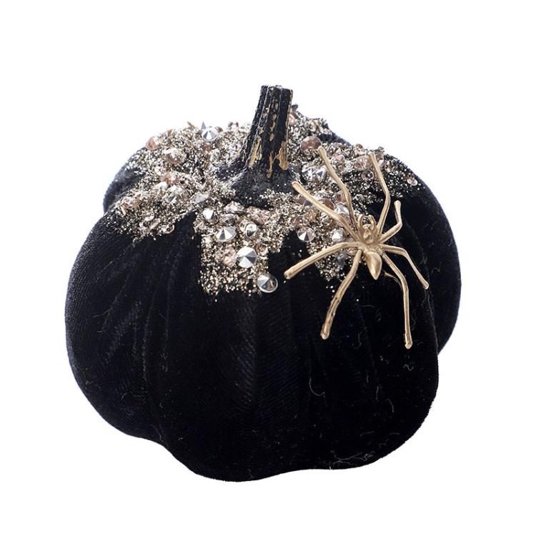 Halloween Decoration Imitation Spider Pumpkin Ornament Doll Holiday Gift