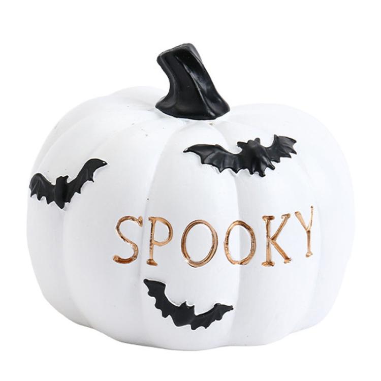 Halloween Resin Pumpkin Decorations Ghost Festival Party Desktop Ornament