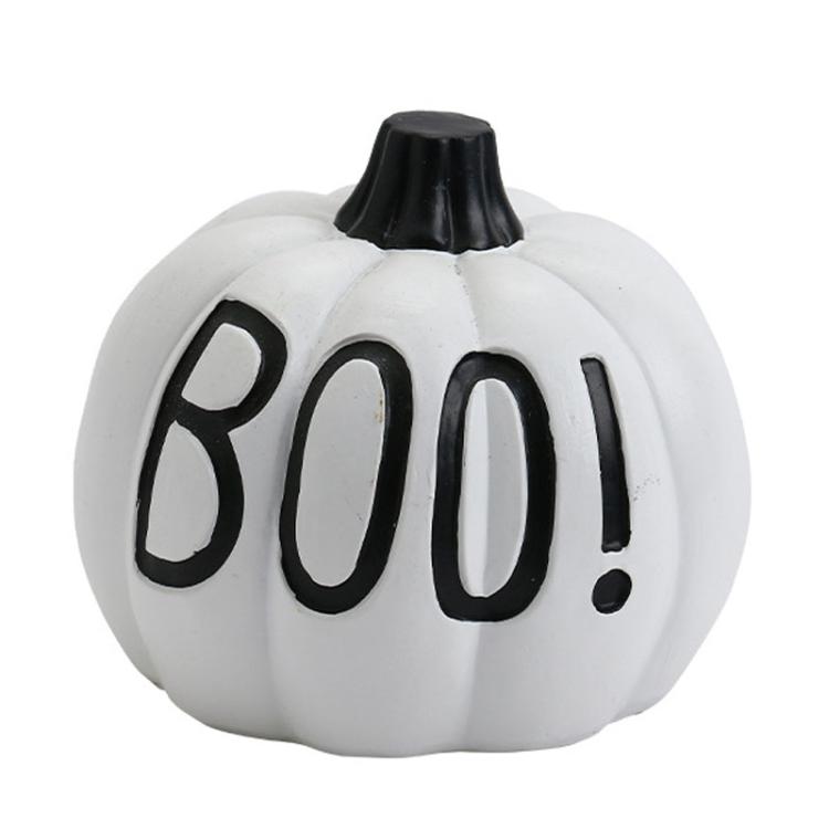 Halloween Resin Pumpkin Decorations Ghost Festival Party Desktop Ornament