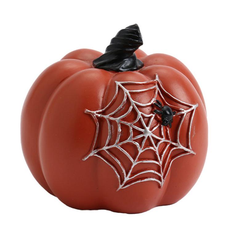 Halloween Resin Pumpkin Decorations Ghost Festival Party Desktop Ornament