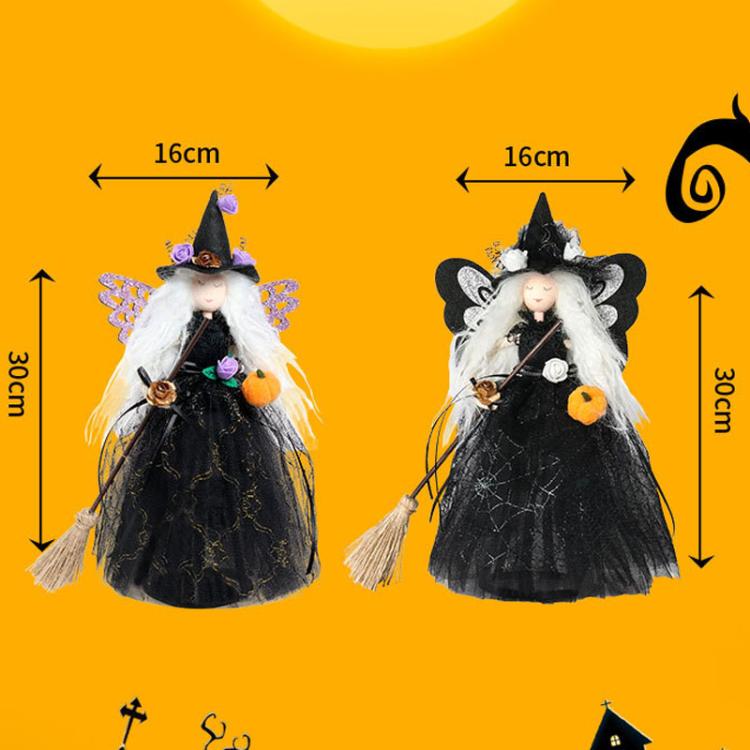 Halloween Decorations Ghost Festival Butterfly Witch Doll Home Party Decoration