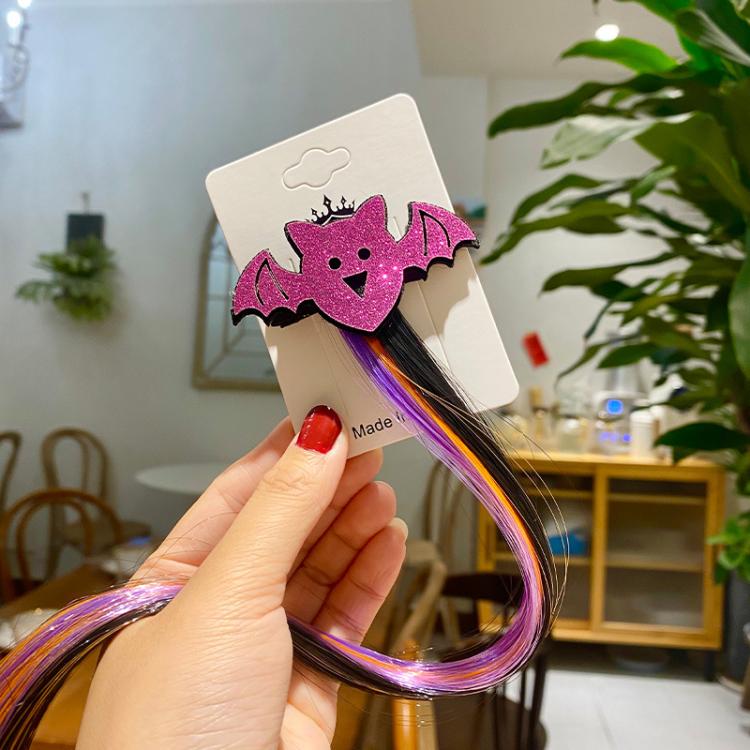 Halloween Floating-Hair Hair Clips Party Decoration Clips, Spec: Purple Bat
