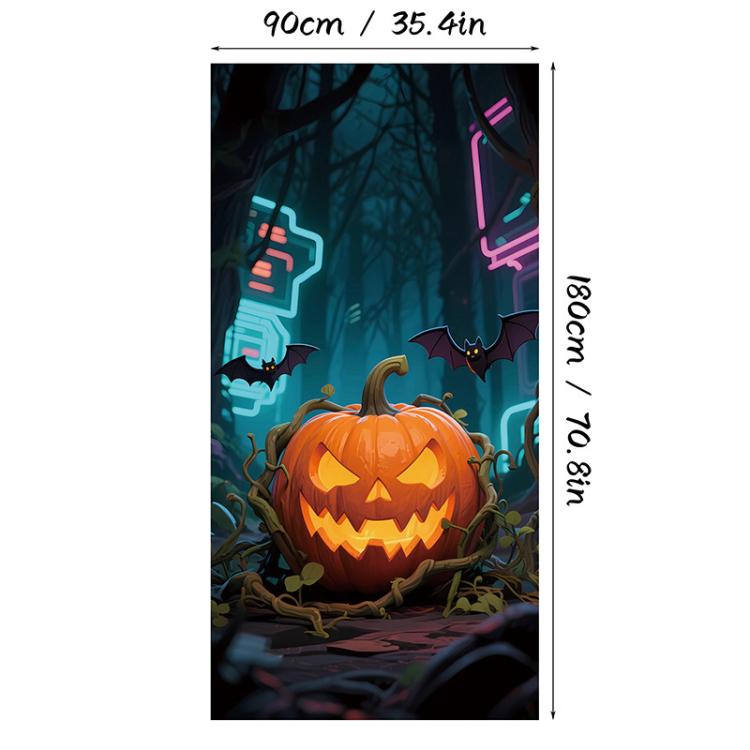 Halloween Door Hanger Curtain Party Holiday Scene Decoration Supplies, Style: 1