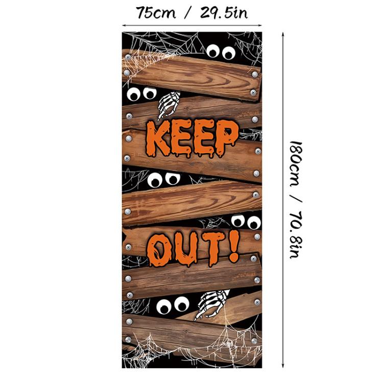 Halloween Door Hanger Curtain Party Holiday Scene Decoration Supplies, Style: 9