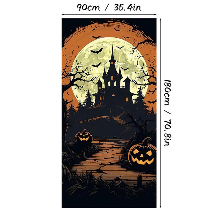 Halloween Door Hanger Curtain Party Holiday Scene Decoration Supplies, Style: 10