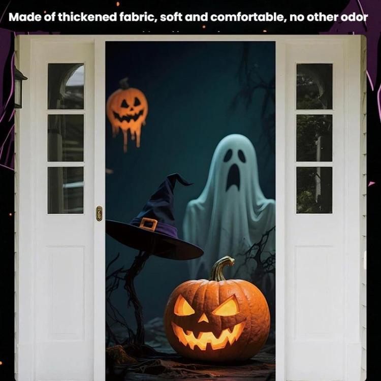 Halloween Door Hanger Curtain Party Holiday Scene Decoration Supplies, Style: 35
