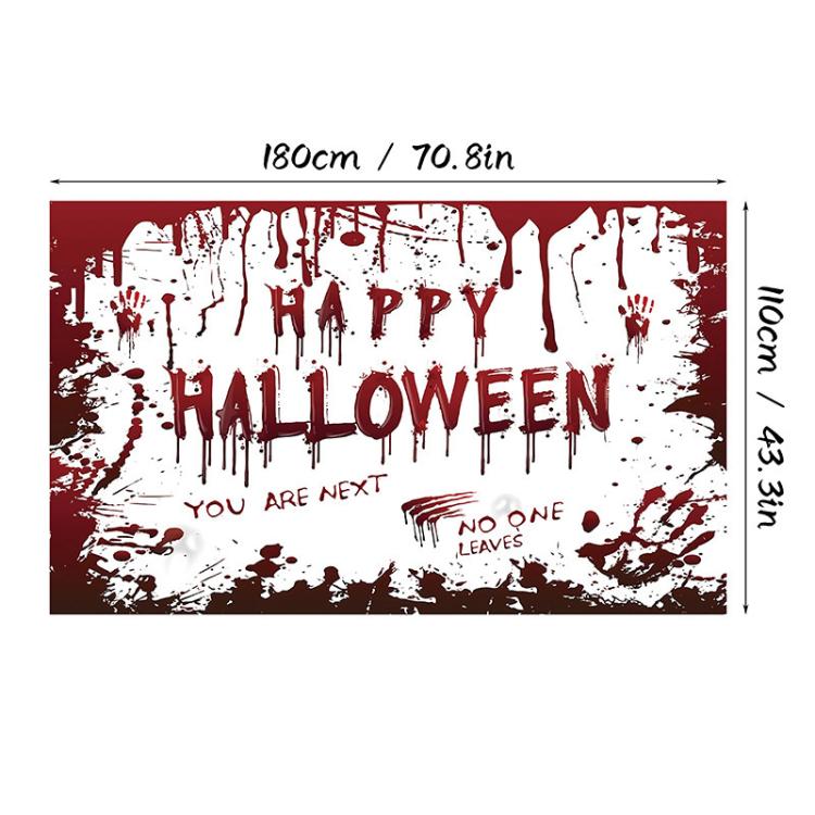 Halloween Background Banner  Atmosphere-Enhancing Decorative Backdrop, Style: 19