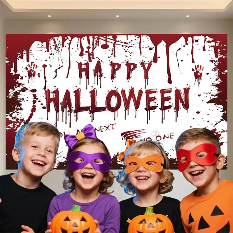 Halloween Background Banner  Atmosphere-Enhancing Decorative Backdrop, Style: 9