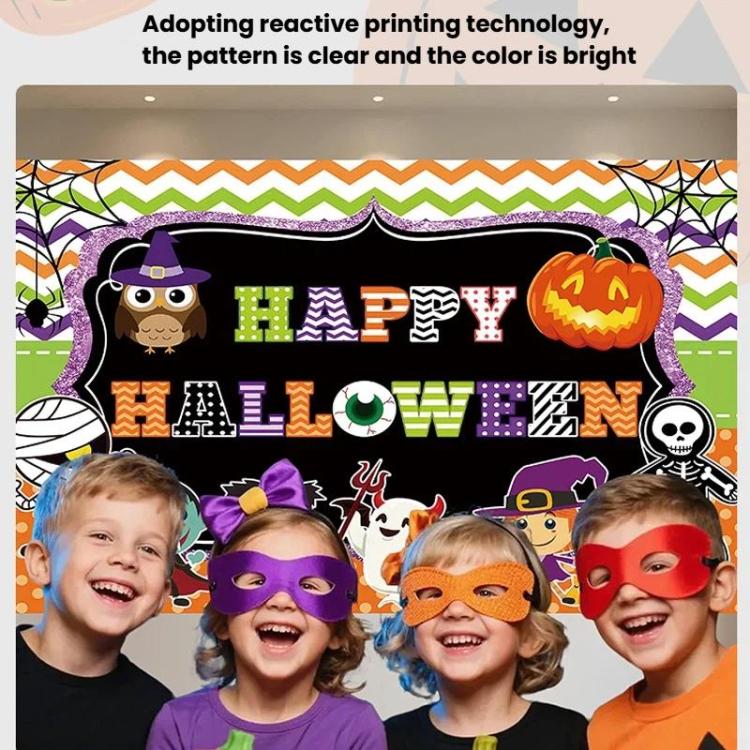 Halloween Background Banner  Atmosphere-Enhancing Decorative Backdrop, Style: 19