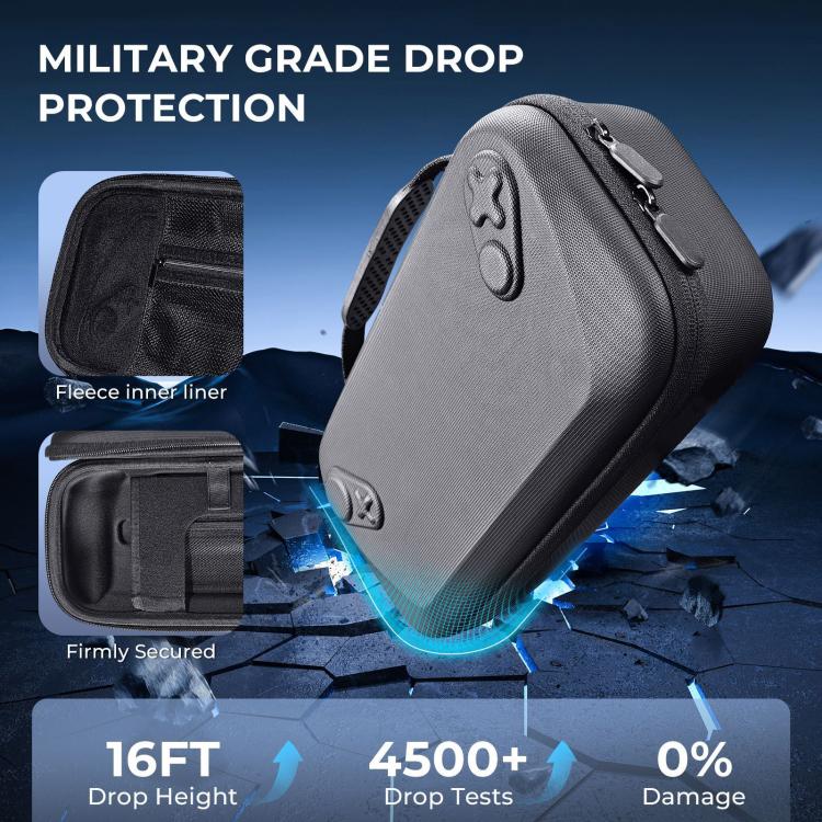 JYS Hard Carrying Case for ASUS ROG Xbox Ally/X Handheld Portable Travel Zipper Bag