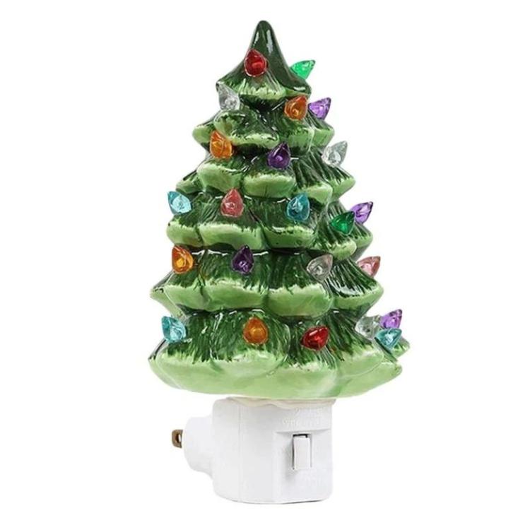 SY-001  Christmas Tree Socket Ornament Christmas Decorative Lights US Plug