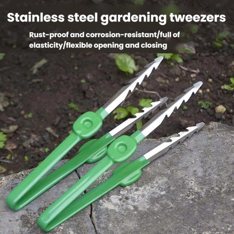 Gardening Succulent Tending Building Tools Tweezers Home Vegetable Garden Weeding Fetching Clip - Color Random Delivery