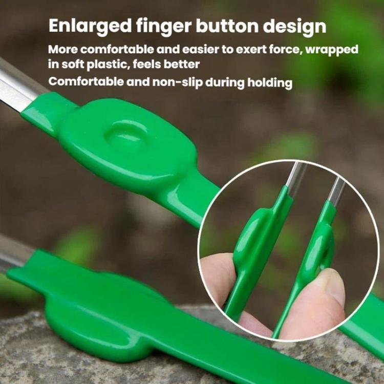 Gardening Succulent Tending Building Tools Tweezers Home Vegetable Garden Weeding Fetching Clip - Color Random Delivery