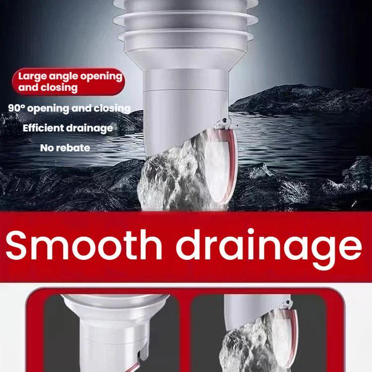 Pipe Universal Silicone Seal Ring Bathroom Kitchen Sewer One Way Check Valve, Applicable Pipe Size: 35-40mm
