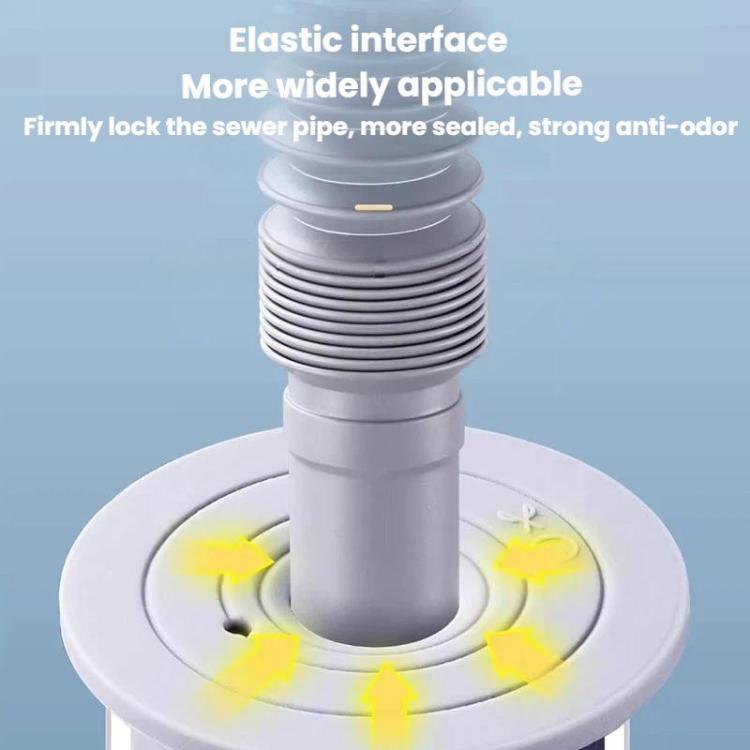 Pipe Universal Silicone Seal Ring Bathroom Kitchen Sewer One Way Check Valve, Applicable Pipe Size: 35-40mm