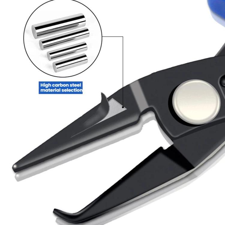 Hook Pliers DIY Jewelry Making Tools High Carbon Steel Head & Anti-Slip PVC Handle