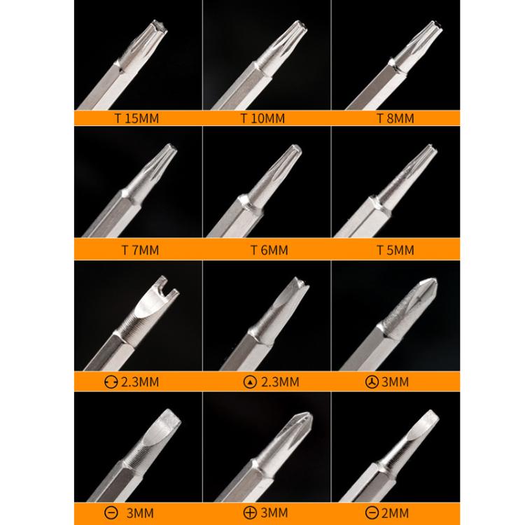 10pcs Household Special-shaped Multi-function Disassembly Repair Screwdriver - 6 in 1 Bagged