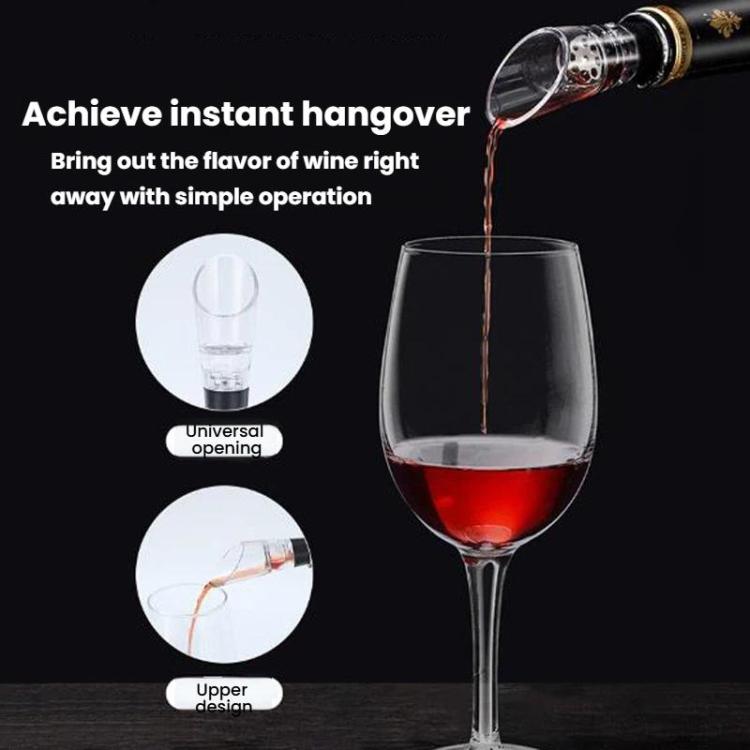 FH-101 Electric Wine Opener Set Stainless Steel Wine Opener - Black
