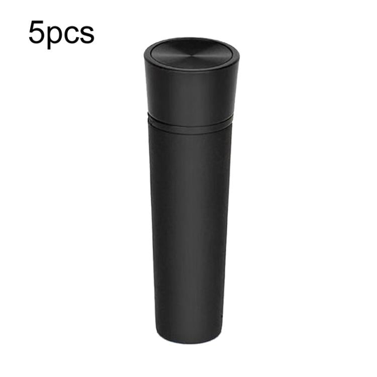 5pcs Red Wine Vacuum Stopper Wine Preservation Stopper - Black