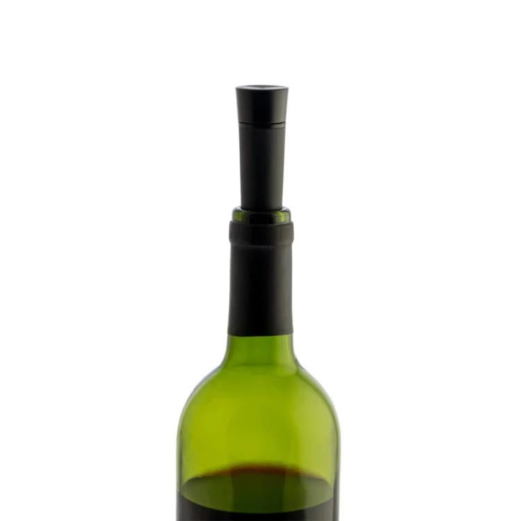 5pcs Red Wine Vacuum Stopper Wine Preservation Stopper - Black