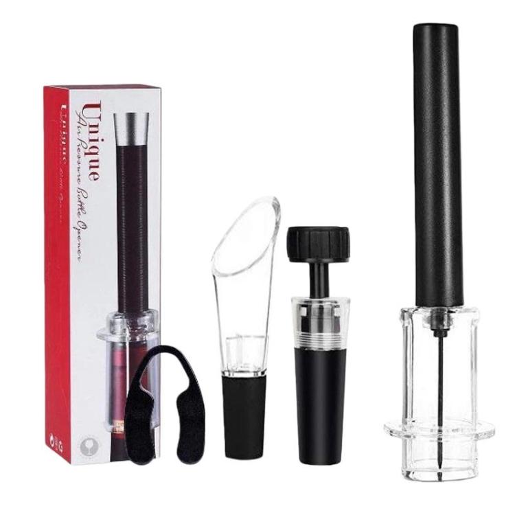 4pcs Wine Air Pressure Bottle Opener Wine Vacuum Cylinder Opener, Spec: Plastic