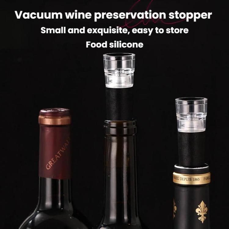 4pcs Wine Air Pressure Bottle Opener Wine Vacuum Cylinder Opener, Spec: Plastic