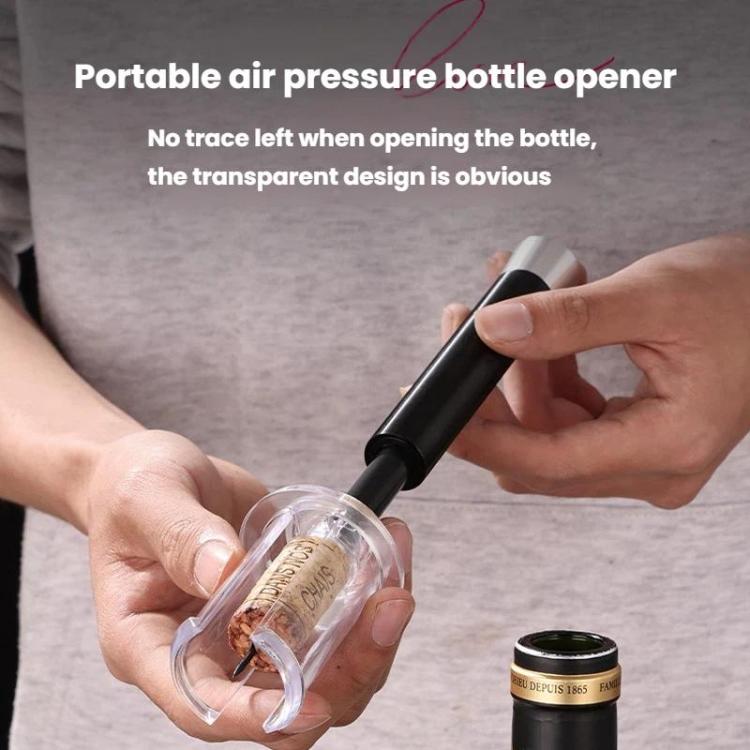 4pcs Wine Air Pressure Bottle Opener Wine Vacuum Cylinder Opener, Spec: Plastic