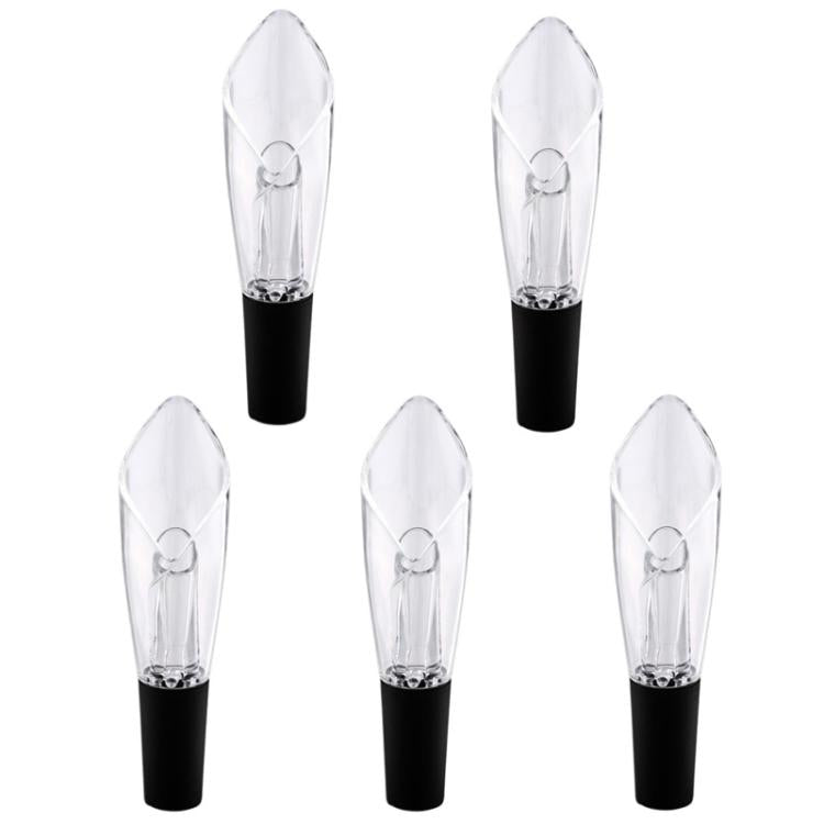 5pcs Rapid Wine Aerator Home Use Red Wine Decanter, Spec: Tulips + Color Box