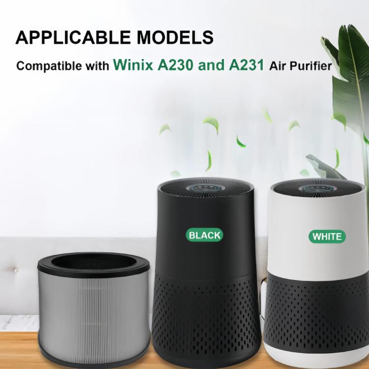 For Winix A231 / A230 Replacement Air Purifier Filter HEPA Activated Carbon Filter