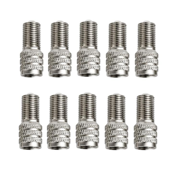 10pcs Automobile America Valve Core Inflation Extension Cap, Length: Double Safety 24mm