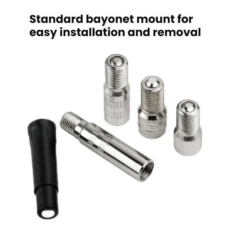 10pcs Automobile America Valve Core Inflation Extension Cap, Length: 19mm