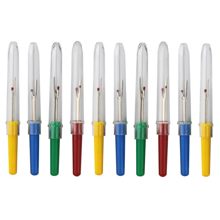 10pcs Cross-stitch Clothing Quick Seam Ripper Sewing Accessories - Random Color Delivery