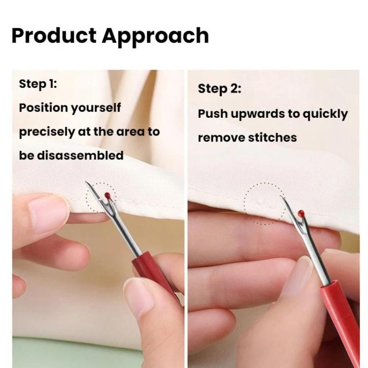 10pcs Cross-stitch Clothing Quick Seam Ripper Sewing Accessories - Random Color Delivery