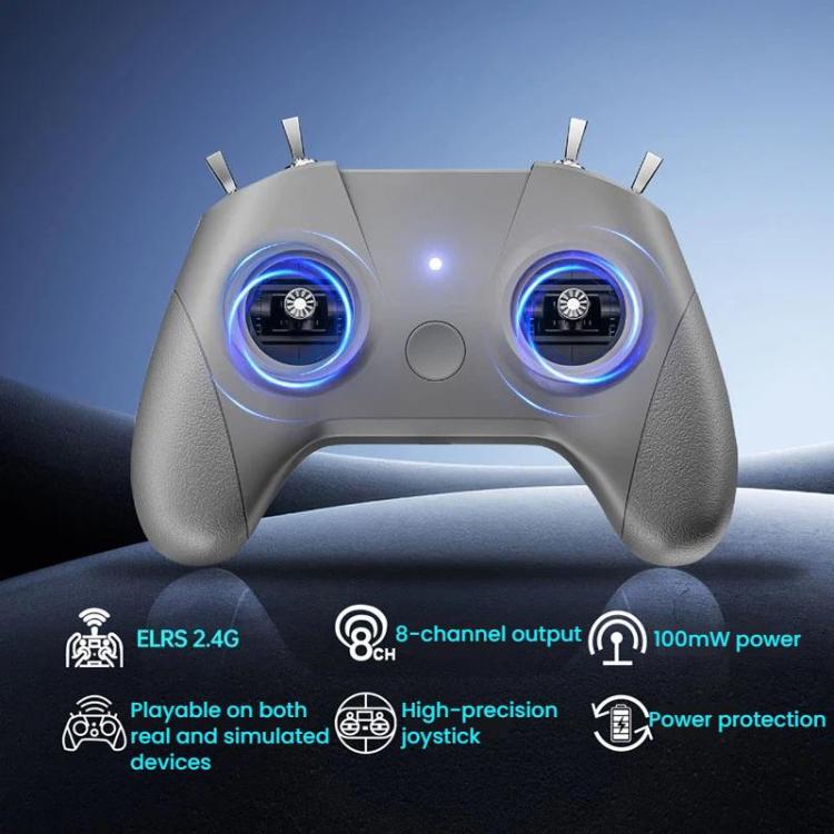STARTRC C8 ELRS Remote Control Drone Training Aeromodelling Remote Control Traversing Aircraft Simulator Handle, Spec: Single Handle