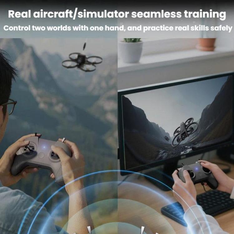 STARTRC C8 ELRS Remote Control Drone Training Aeromodelling Remote Control Traversing Aircraft Simulator Handle, Spec: Single Handle