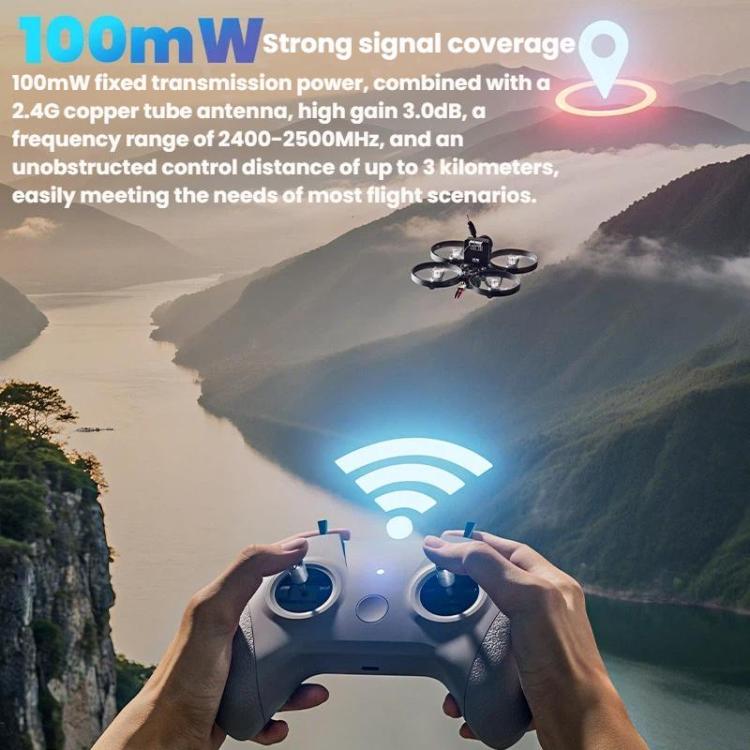 STARTRC C8 ELRS Remote Control Drone Training Aeromodelling Remote Control Traversing Aircraft Simulator Handle, Spec: With CR8 Receiver