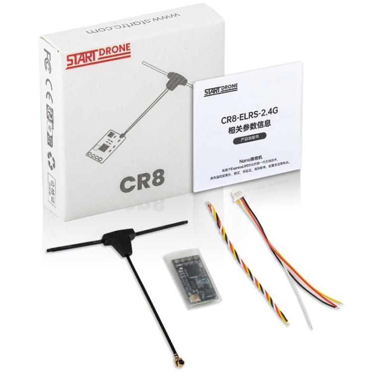 STARTRC CR8 ELRS 2.4G Nano Receiver FPV Long Range Racing Drone Receiver