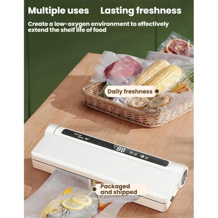 Fully Automatic Vacuum Packaging Machine Sealing Preservation Sealer, Specification: UK Plug