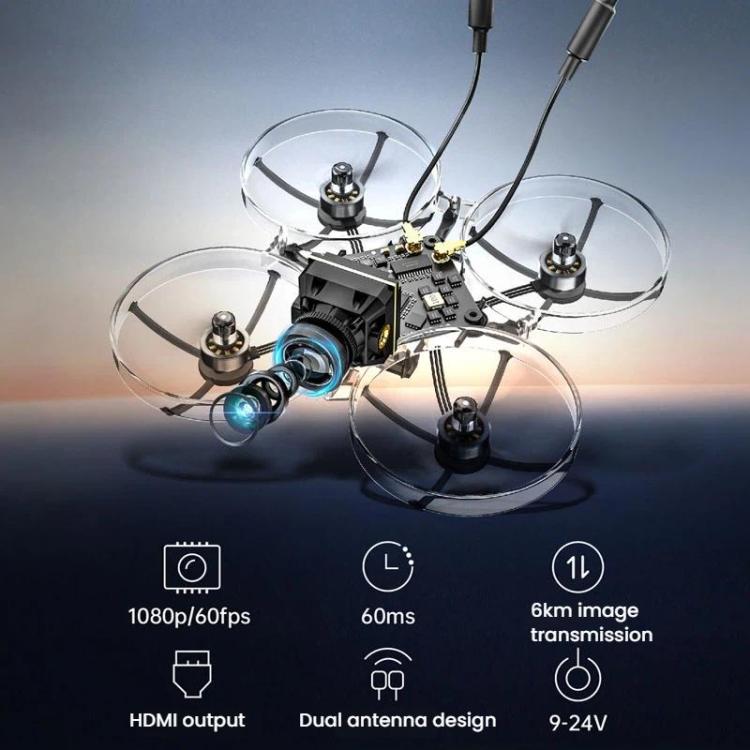 STARTRC VT5 FPV HD Digital Image Transmission Dual-Antenna Sky-End Drone 1080P Camera Video Transmission Receiver Kit Air System+Ground System