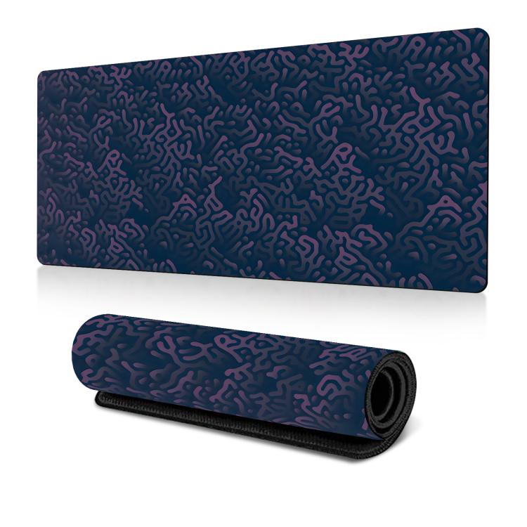 Abstract Line Texture Mouse Pad Non-Slip Desk Mat For Office, Gaming, Size: 300x700x2mm