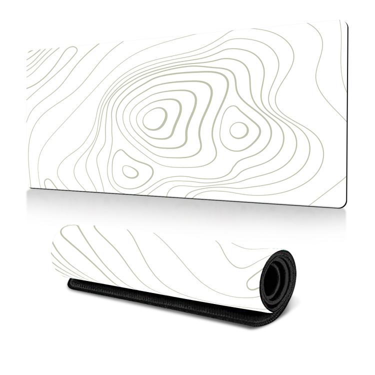 Abstract Line Texture Mouse Pad Non-Slip Desk Mat For Office, Gaming, Size: 300x800x2mm