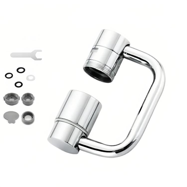 Universal Faucet Extender Kitchen Splash-Proof Faucet Rotatable Aerator Nozzle, Spec: U-Shaped Dual Mode With Accessories