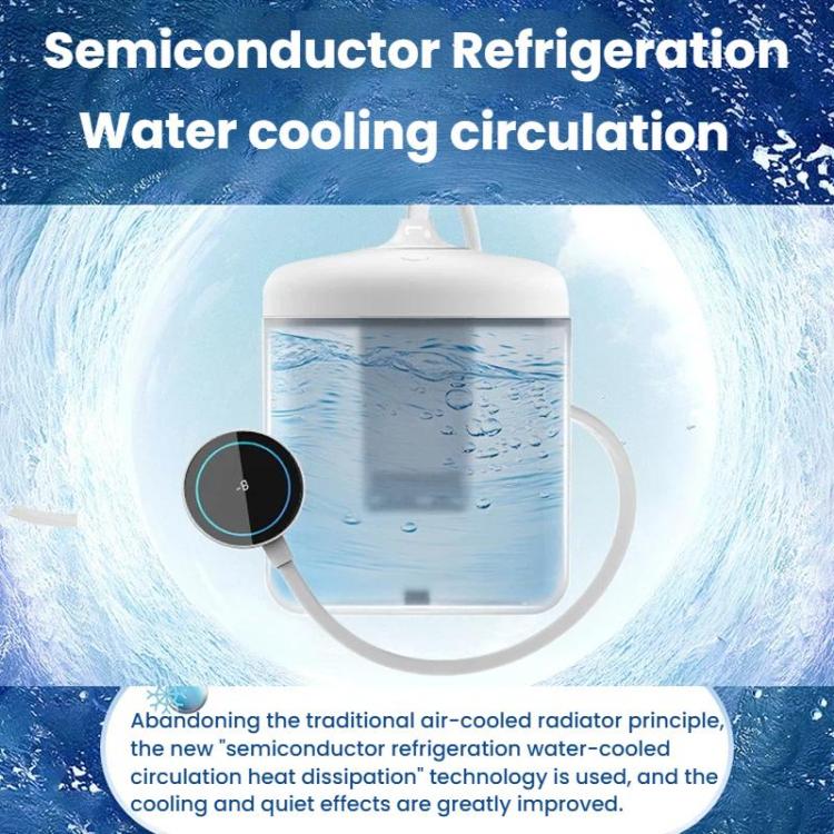 S4 Magnetic Suction / Back Clip Semiconductor Cooling Mobile Phone Digital Display Radiator - White