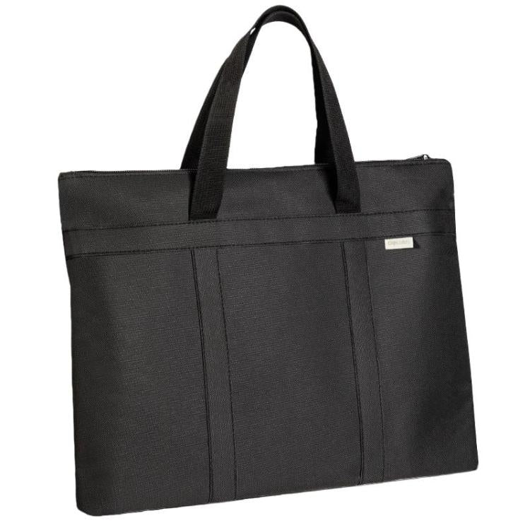 Deli 63788 Portable Multilayer Conference Briefcase Office Business Zipper Computer Bag