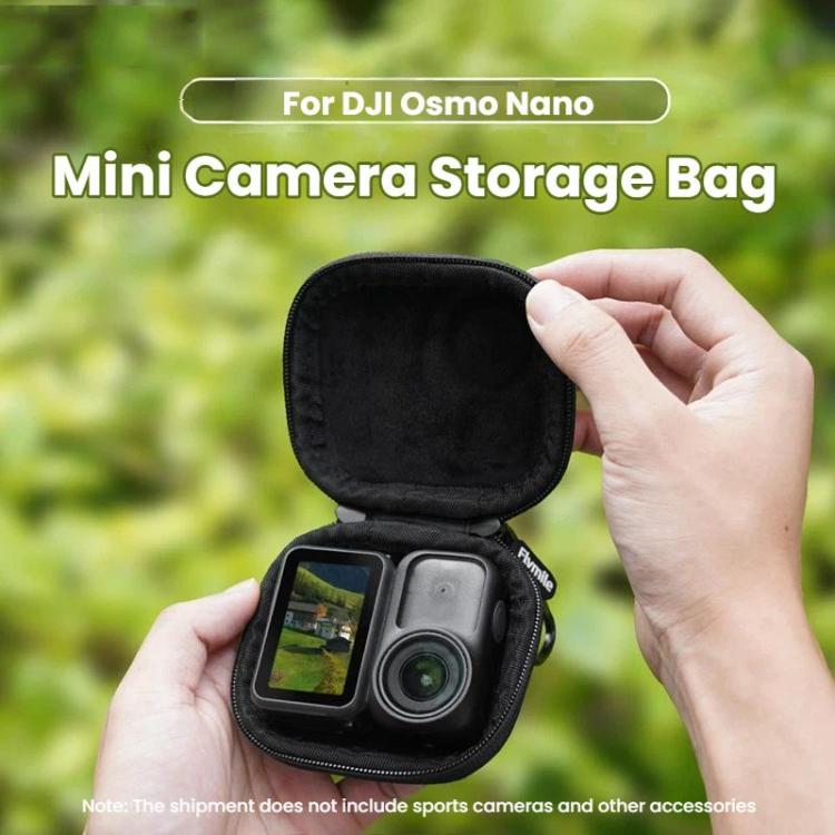 For DJI Osmo Nano Flymile Action Camera Protective Storage Box - Black