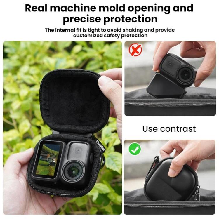 For DJI Osmo Nano Flymile Action Camera Protective Storage Box - Black