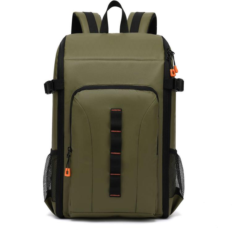 Outdoor Large Capacity Waterproof Camera Bag Detachable Portable DSLR Backpack - Olive Green
